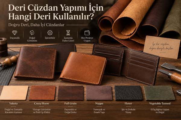 Deri Cüzdan Yapımı İçin Hangi Deri Kullanılır?