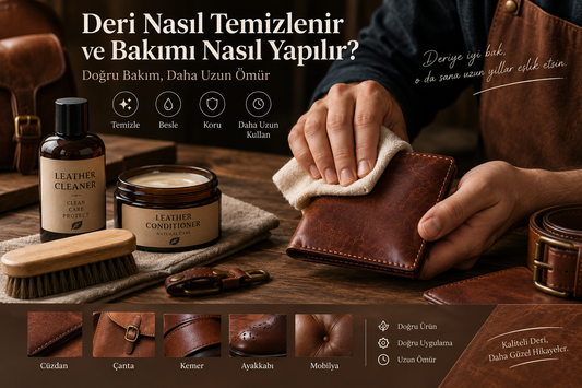 Deri Nasıl Temizlenir ve Bakımı Nasıl Yapılır?