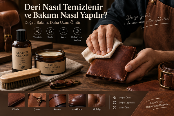 Deri Nasıl Temizlenir ve Bakımı Nasıl Yapılır?