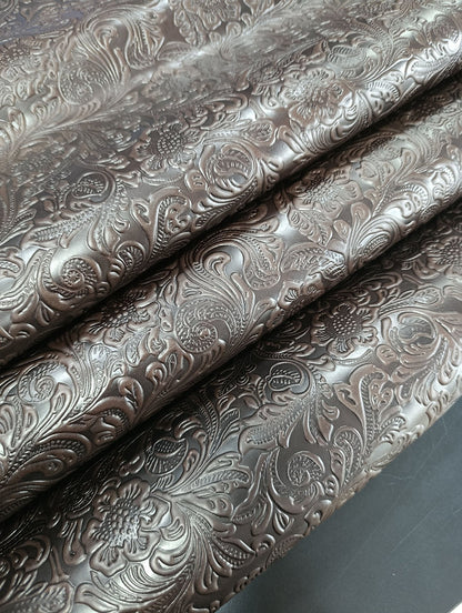 Çiçek Desen - Kahverengi