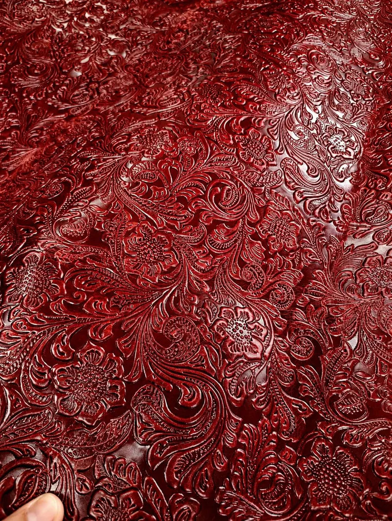 Çiçek Desen - Kırmızı