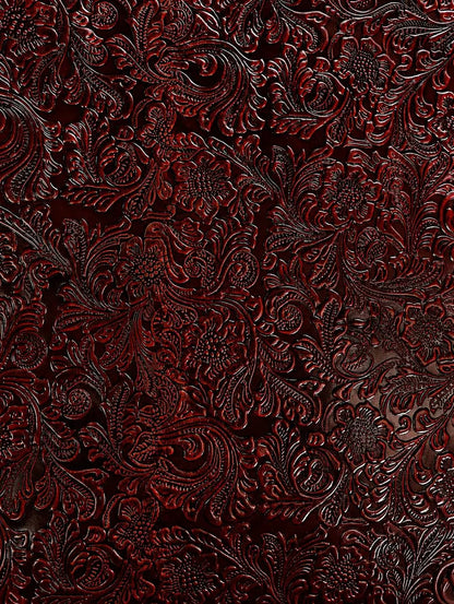 Çiçek Desen - Kırmızı